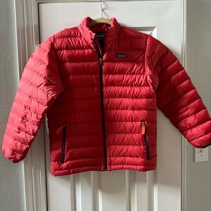 Boys Patagonia nano puff jacket. Size L (12).